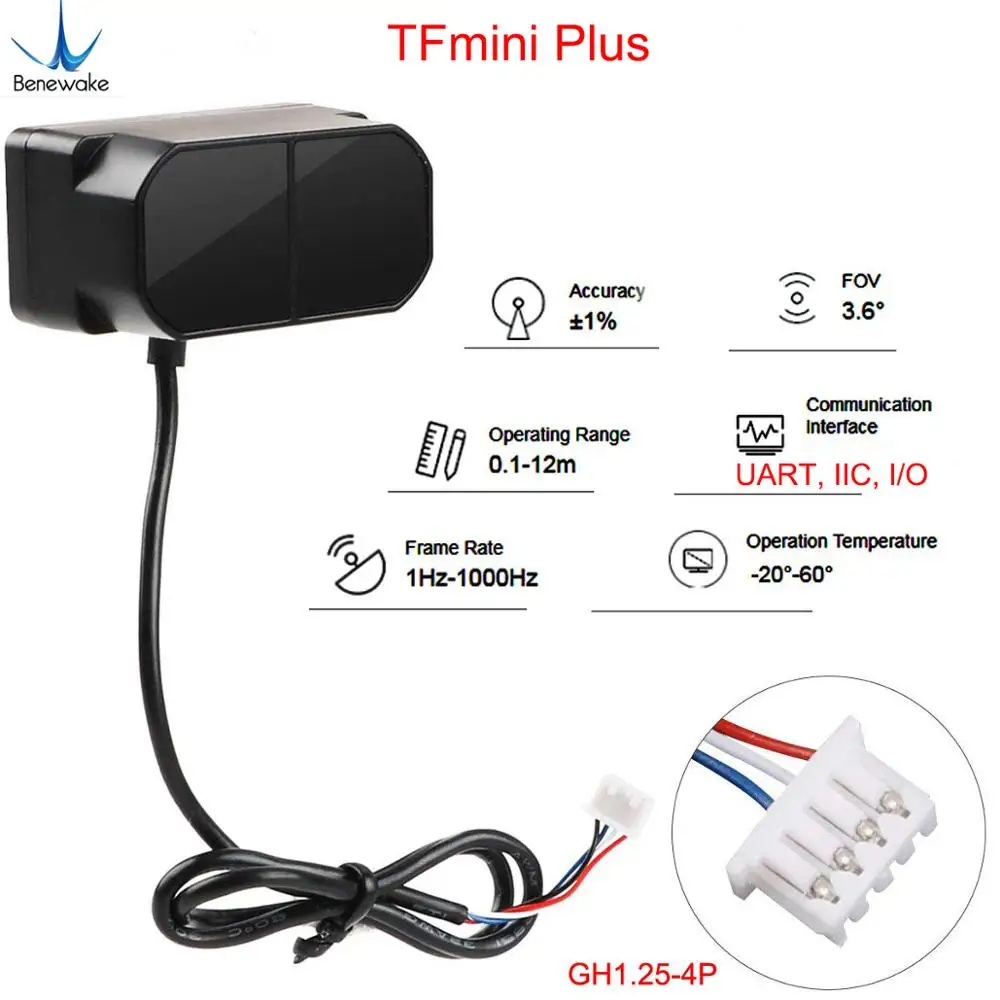 2PCS TFmini Plus Lidar Range F - Home Automation Arduino review and price
