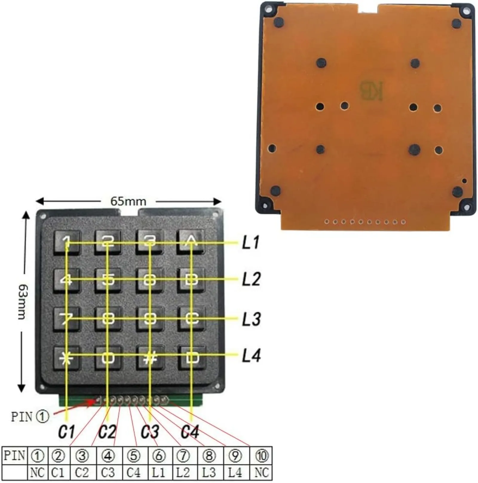 4x4 Matrix Membrane Keypad 16  - Home Automation Arduino review and price