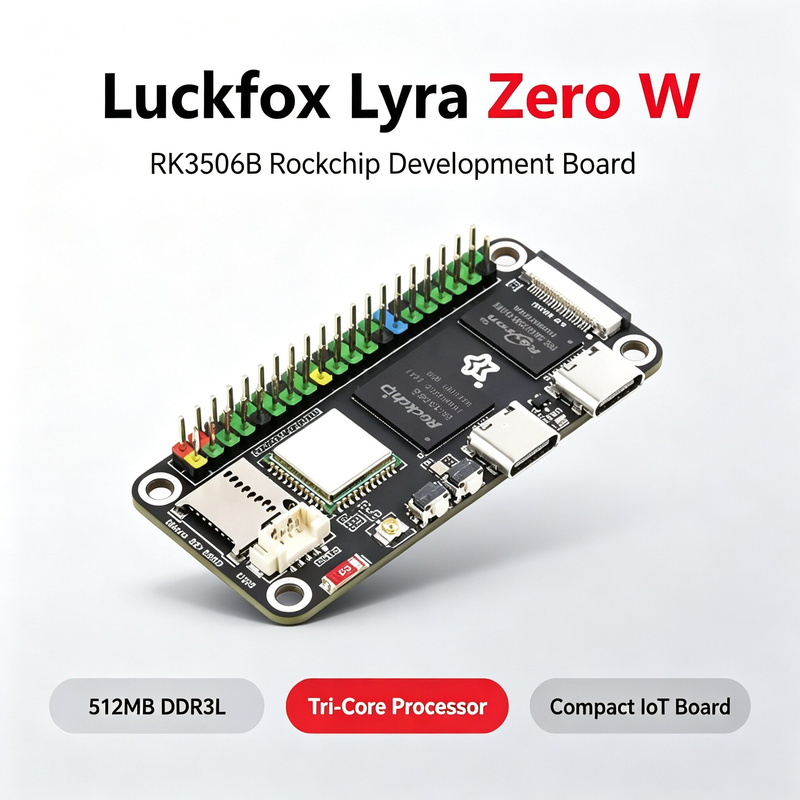 Luckfox Lyra Zero W RK3506B Ro - Pi Zero W Board review and price
