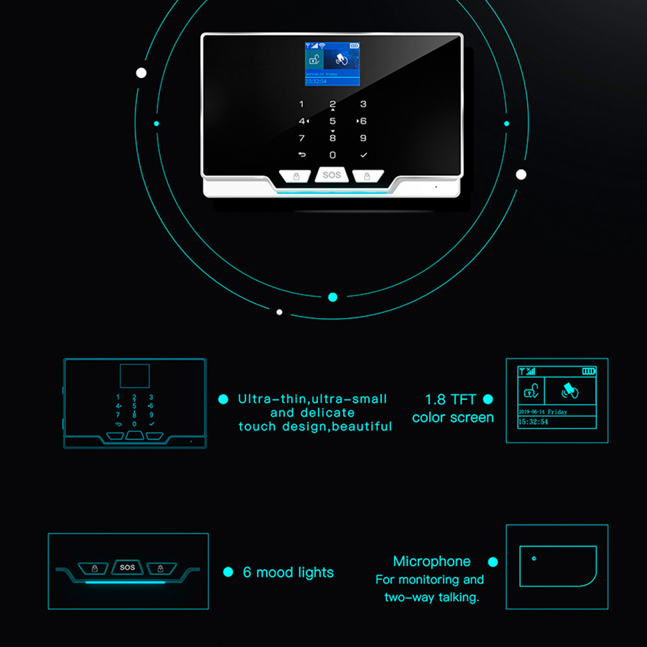 KERUI 433MHz DIY Alarm Kit G20 - Home Automation Diy Kit review and price