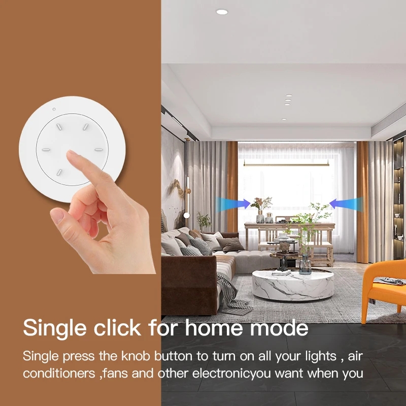 Smart ZigBee Knob Switch Work  - Home Automation Technology review and price