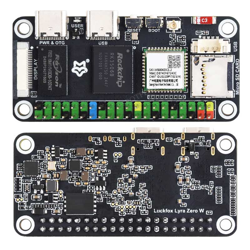Luckfox Lyra Zero W RK3506B Ro - Pi Zero W Board review and price