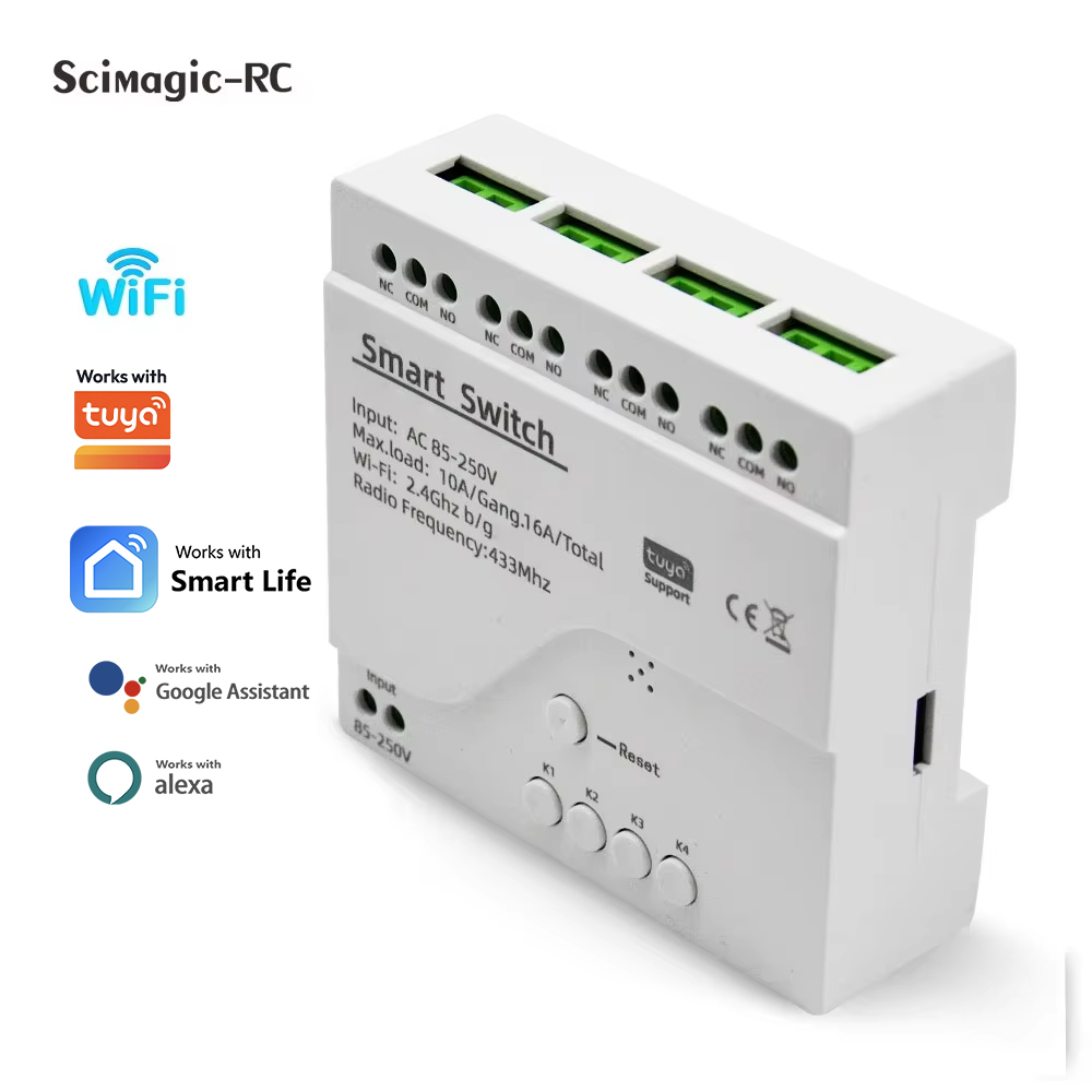 Smart Switch 4CH Relay Module  - Home Automation Technology review and price